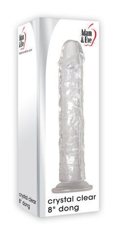 Crystal Clear 8 Inch Dong