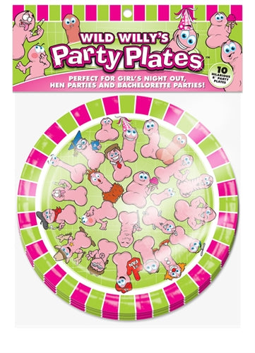 Wild Willys Party Plates - 10 Count
