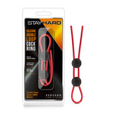 Stay Hard - Silicone Double Loop Cock Ring.