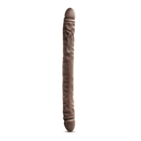 Dr. Skin - Inch Double Dildo - Chocolate