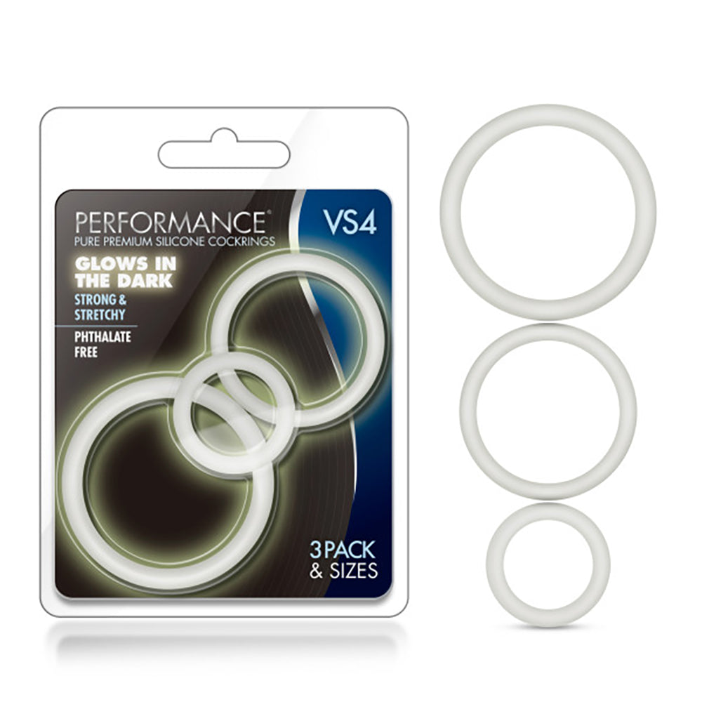 Performance - Vs4 Pure Premium Silicone Cockring Set