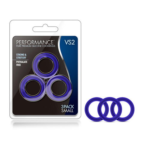Performance - Vs2 Pure Premium Silicone Cockrings - Small