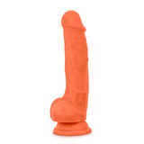 Neo Elite - 7.5 Inch Silicone Dual Density Cock With Balls - Neon