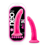 Neo Elite - 7.5 Inch Silicone Dual Density Cock - Neon