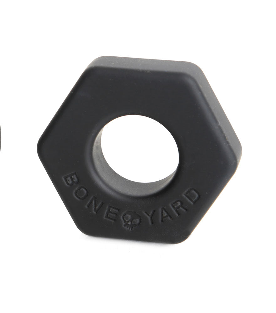 Boneyard the Nutball Cock Ring Set - Black