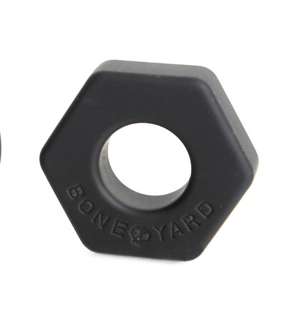Boneyard the Nutball Cock Ring Set - Black