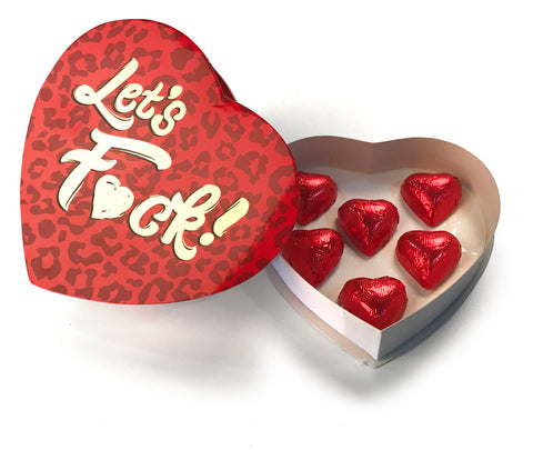 Let's Fuck - Chocolate Heart Box