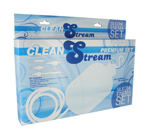 Cleanstream Premium Silicone Enema Set