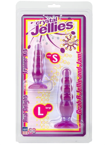 Crystal Jellies Anal Trainer Kit - Purple