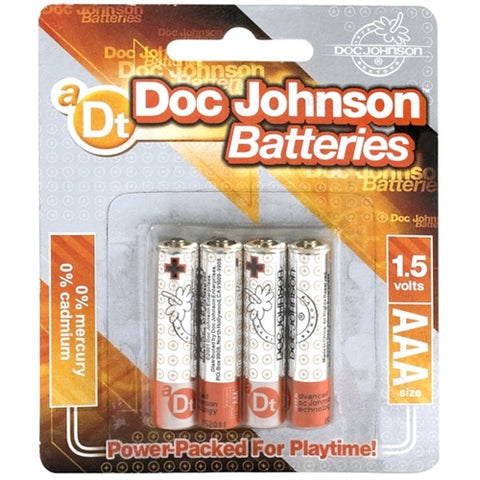 Doc Johnson Batteries - - 4 Pack