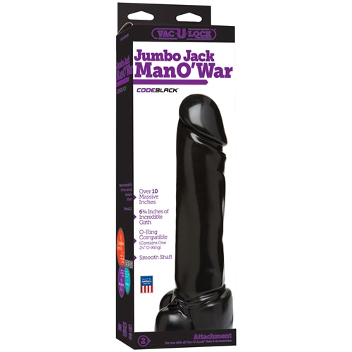 Vac-U-Lock Codeblack Jumbo Jack Man O War
