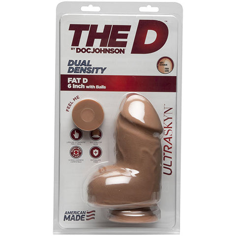 The D - Fat D - 6 Inch With Balls - Ultraskyn