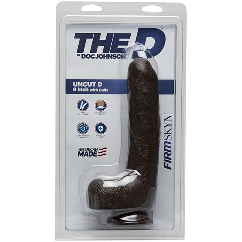 The D - Uncut D - 9 Inch With Balls - Firmskyn