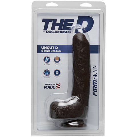 The D - Uncut D - 9 Inch With Balls - Firmskyn