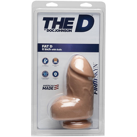 The D - Fat D - 6 Inch With Balls - Firmskyn
