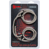 Kink - Hogtied - Bind & Tie - 6mm Hemp Wrist or Ankle Cuffs