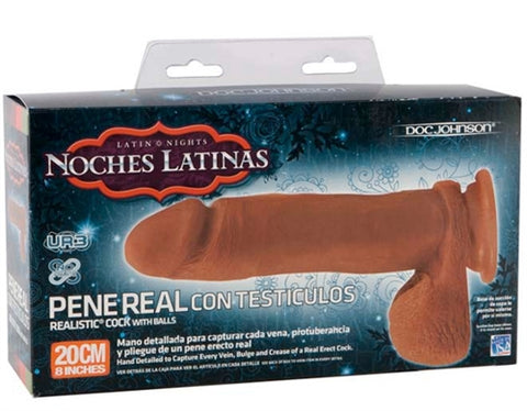 Noches Latinas - Ultraskyn Pene Real Con Testiculos - Inch