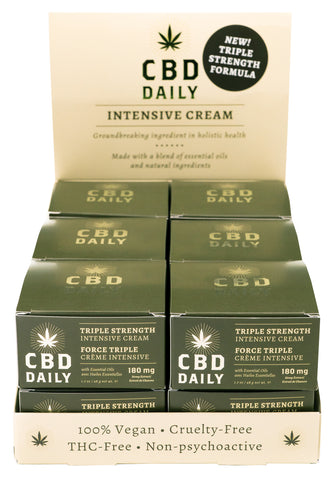 Cbd Daily Pocket Size Intensive Cream Display 24ct