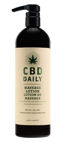 Hemp Daily Massage Lotion 750mg 25oz - 739ml