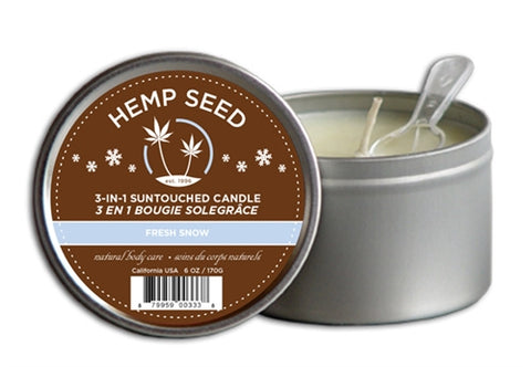 Hemp Seed 3 in 1 Candle Sunsational 6 Oz