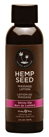 Hemp Seed Massage Lotion - - 2 Fl. Oz. / 60 ml