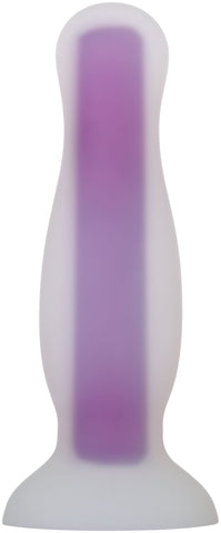 Luminous Glow-in-the-Dark Butt Plug - Medium - Purple