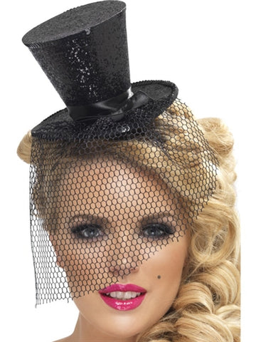Mini Top Hat on Headband -