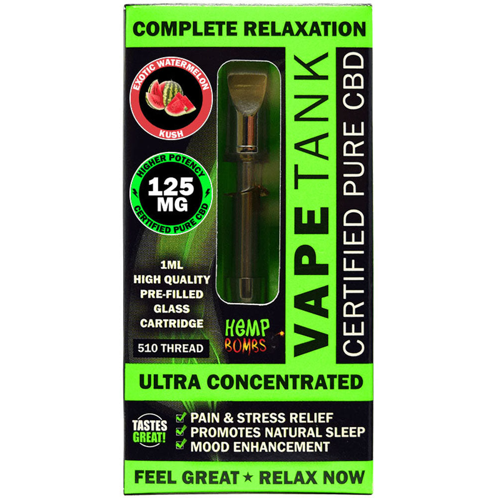 Hemp Bombs 125mg Hemp Vape Tank Cartidge 1ml -