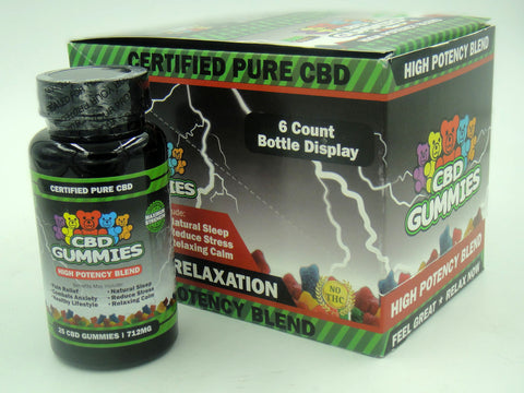 Hemp Bombs High Potency Blend Mood Enhancement Gummies - 712mg