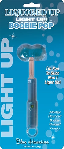Liquored Up Light Up Bobbie Pop - Blue Hawaiian