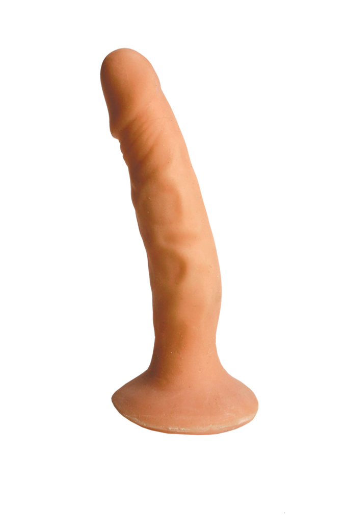 Skinsations Latin Lover Series Playful Partner Strap-on 8 Inches - Brown