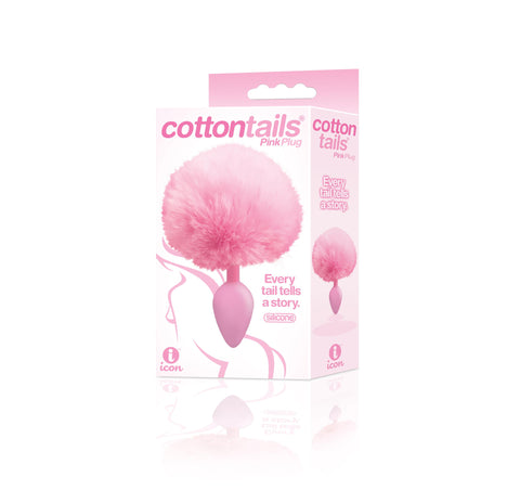 The 9's Cottontails Silicone Bunny Tail Butt Plug -