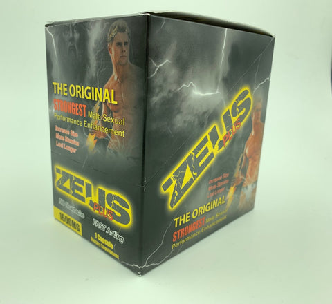 Zeus Male Sexual Performance Enhancement - 25 Count Display