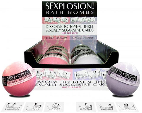 Sexplosion! Bath Bombs - 6 Piece Display