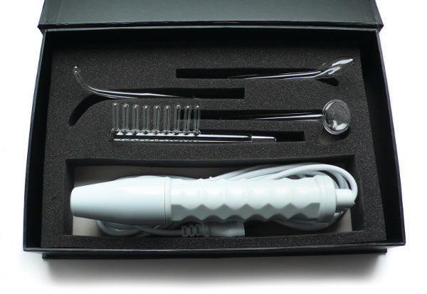 Neon Wand Electrosex Kit - White Handle Electrode