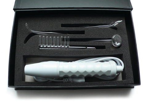 Neon Wand Electrosex Kit - White Handle Electrode