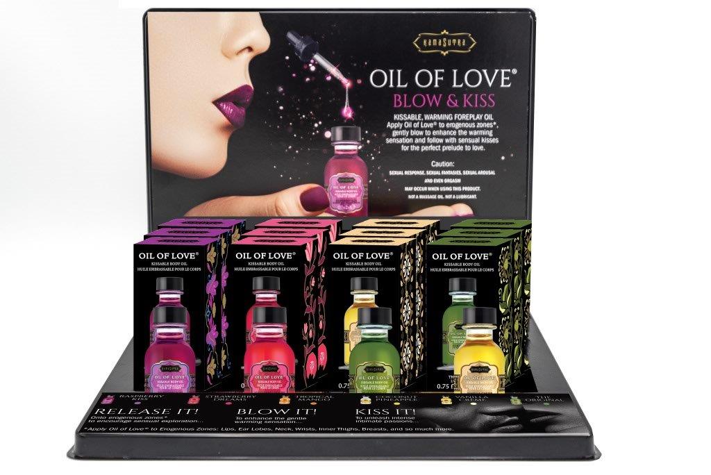 Oil of Love Pre- Pack Display - 6 Flavors