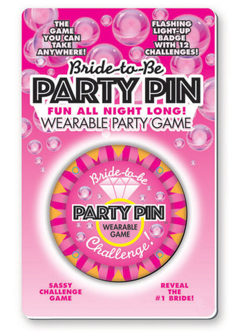Bride to Be Party Pin