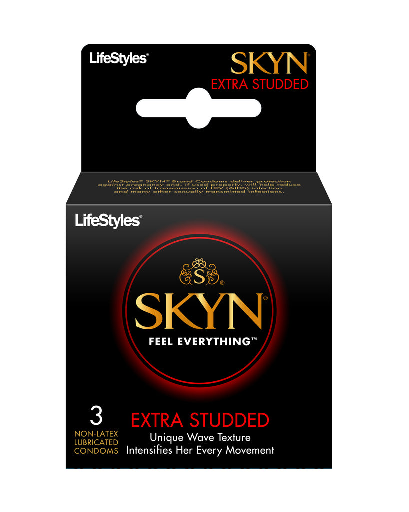 Lifestyles Skyn Extra Studded 3 Pk