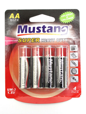 Mustang Batteries 4 Pack - Super Heavy Duty