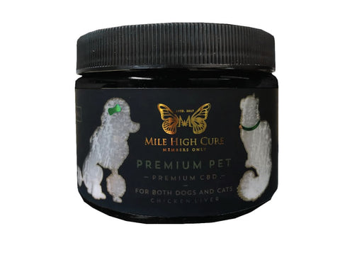Mile High Cure Premium Hemp Pet Treats for Dog and Cats 250 Mg Liver Flavored