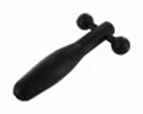 Silicone Cum Thru Barbell Penis Plug