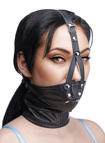 Face Harness With Stuffer Gag