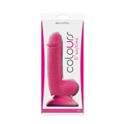 Colours - Softies - Inch Dildo - Pink