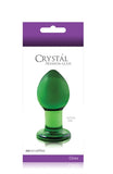 Crystal Premium Glass Plug - - Clear