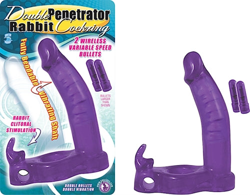 Double Penetrator Rabbit Cock Ring