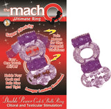 The Macho Collection Double Power Cock and Balls Rising.