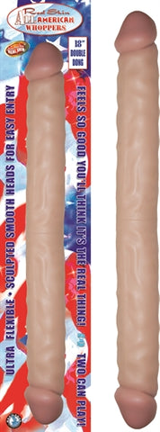 All American Whopper Double-Dong in Flesh
