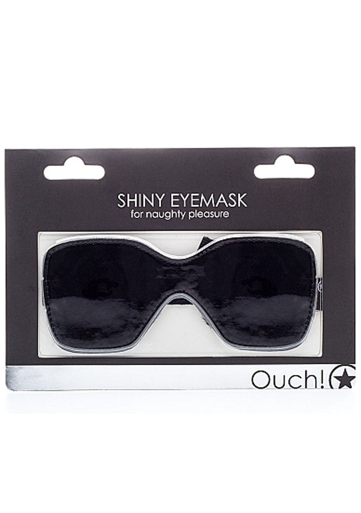 Shiny Eyemask for Naughty Pleasure - Black