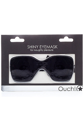 Shiny Eyemask for Naughty Pleasure - Black